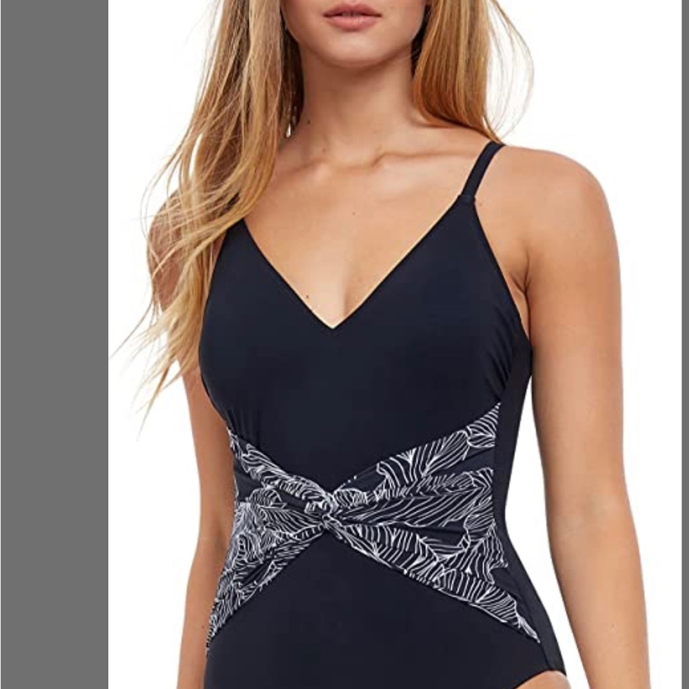 Profile by Gottex V Neck One Piece Swimsuit
